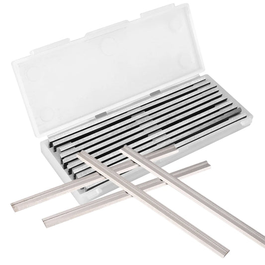 10PCS 82mm HSS Planer Blades Knives for Bosch DeWalt Metabo Makita Trend and Elu Woodworking Power Tools Accessorie 3-1/4" Peaceful Pleasures Health and Wellness