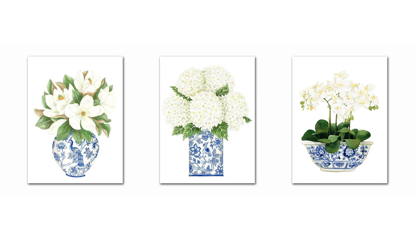 Elegant Flower Canvas Wall Art Print | Unframed Home Decor