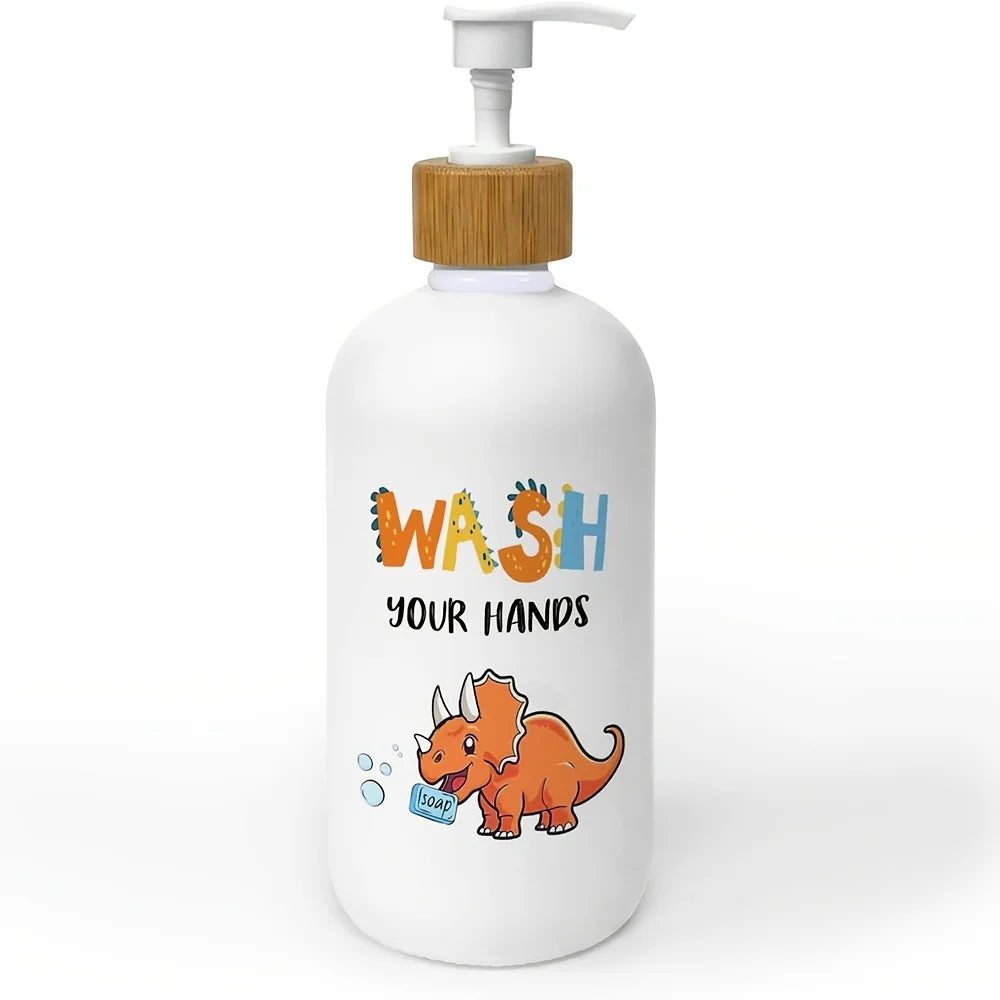Dinosaur Soap Dispenser with Pump – Fun Kids Bathroom & Kitchen Countertop Hand Soap Dispenser