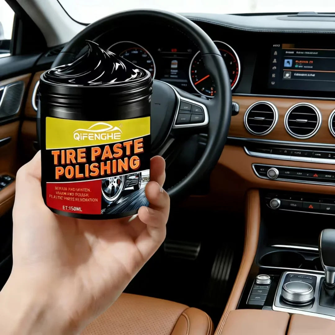 150ml Tire Blackening Paste – Tire Shine & Plastic Restorer
