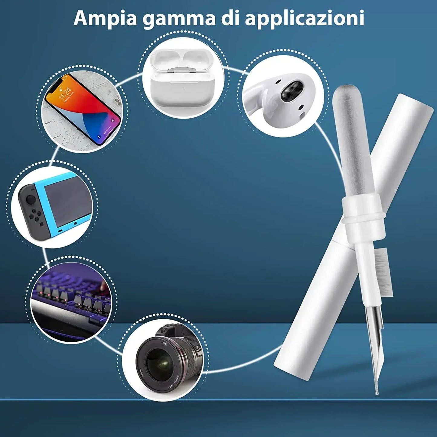 Bluetooth Earphone Cleaner Kit For Airpods Pro 1 2 3 Earbuds Case Cleaning Pen Brush Tool For Xiaomi Huawei Lenovo Headset Peaceful Pleasures Health and Wellness