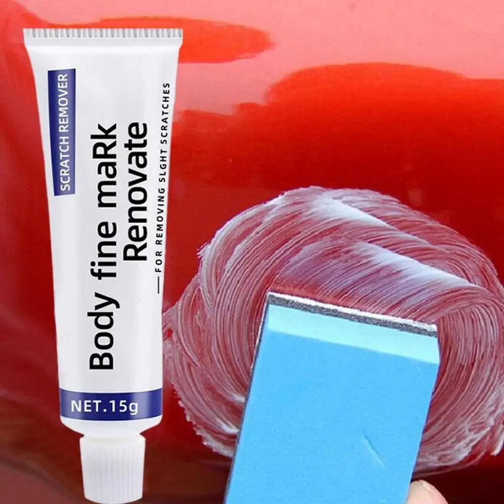 Car Polishing Wax Kit Sponge Body Compound Cream Wax Car Body Compound Scratch Remover Vehicle Paint Scratch Repair Peaceful Pleasures Health and Wellness