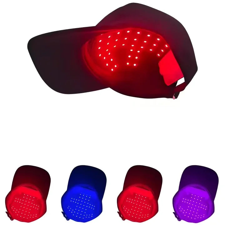 Red Light Therapy For Hair Fast Growth Cap Red&Infrared Light Therapy Device For Hair Loss Treatment With USB Charging Anti-hair Peaceful Pleasures Health and Wellness