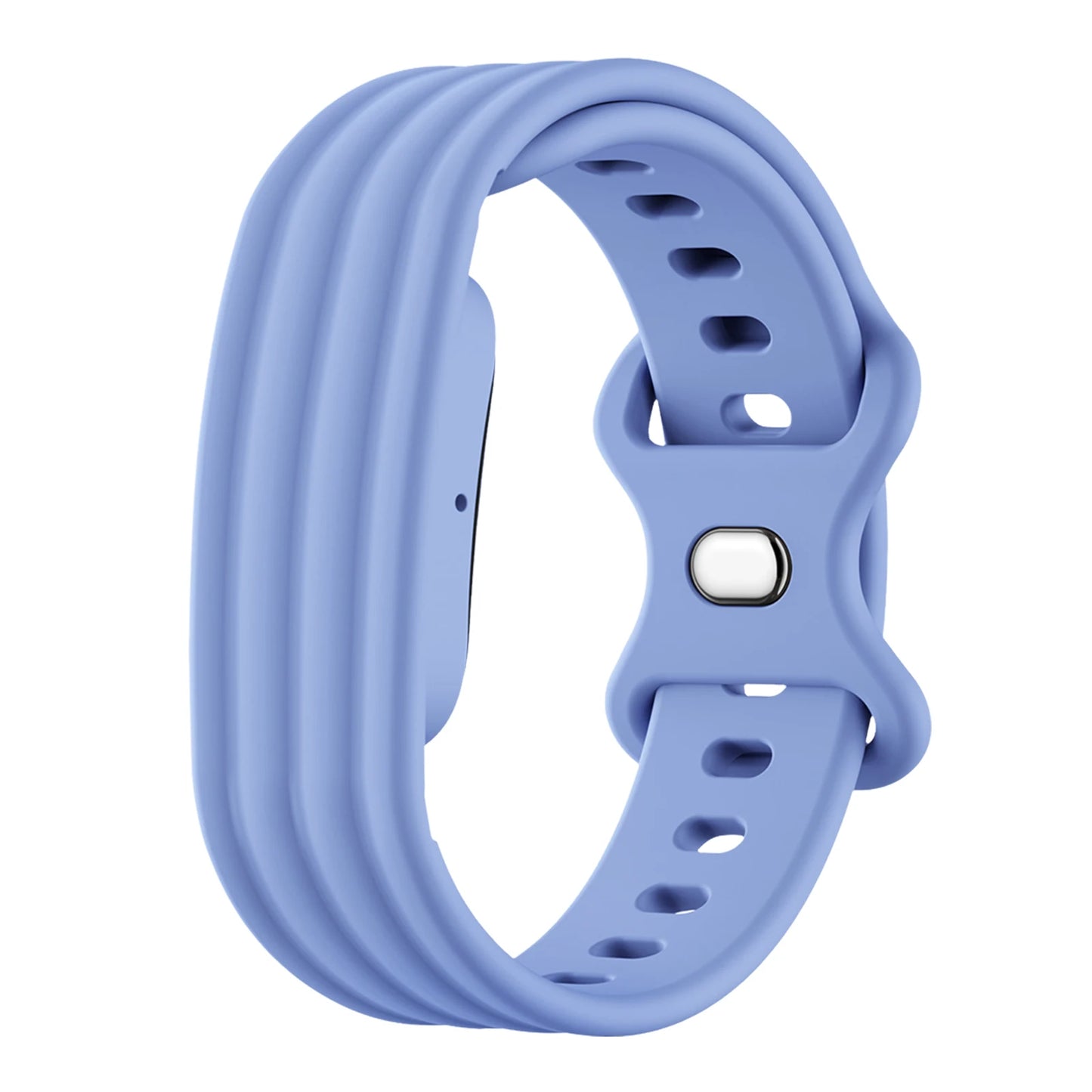 Silicone Sport Band For Google Fitbit Air Portable Fitness Tracker Band Adjustable Buckle Replacement Straps for Everyday Wear Peaceful Pleasures Health and Wellness Sapphire Blue Small 248mm