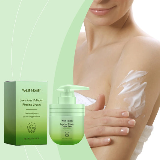 WEST MONTH Collagen Body Cream – Firming & Moisturizing Body Firming Cream Oasis Select
