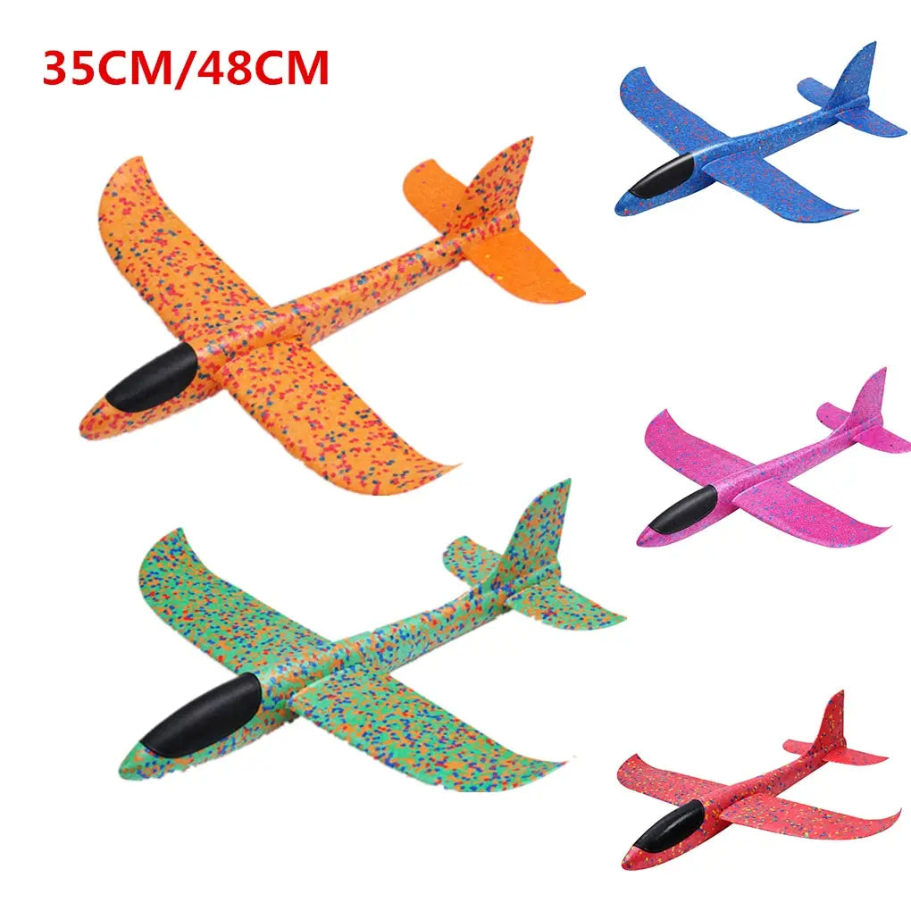 35cm Hand Launch Foam Glider Airplane – Kids Outdoor Toy