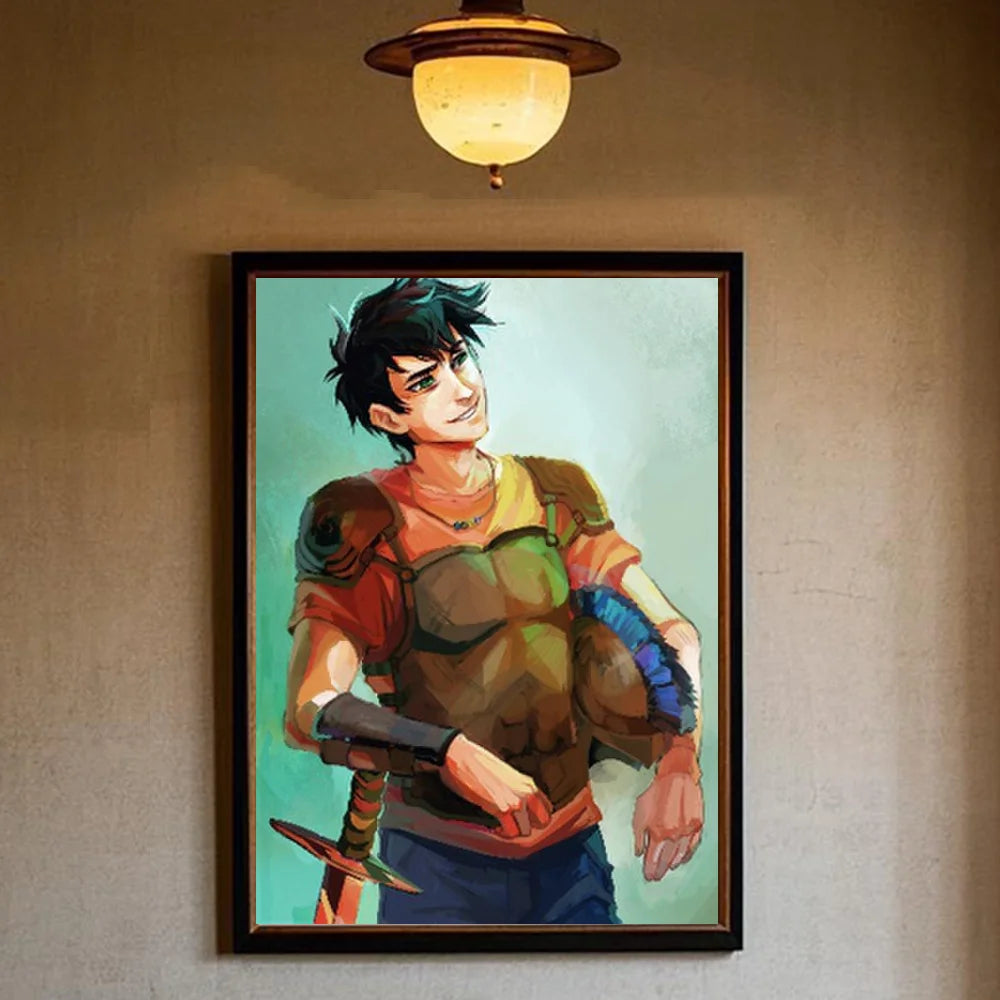 Percy Jackson & The Olympians HD Wall Poster – Waterproof PVC Wall Art Poster Peaceful Pleasures Health and Wellness