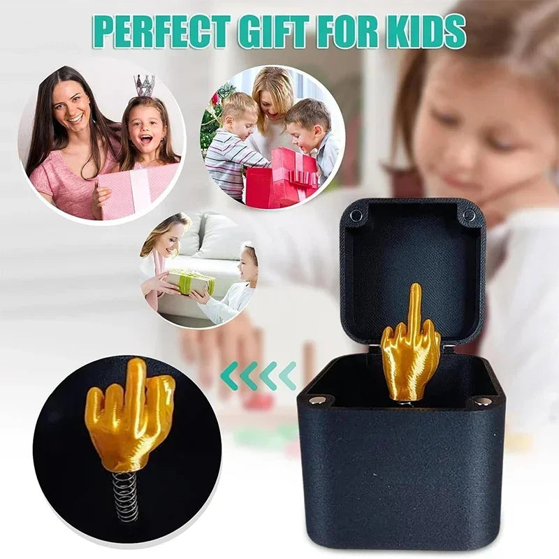 Funny Middle Finger Desk Decor – Miniature Prank Gift