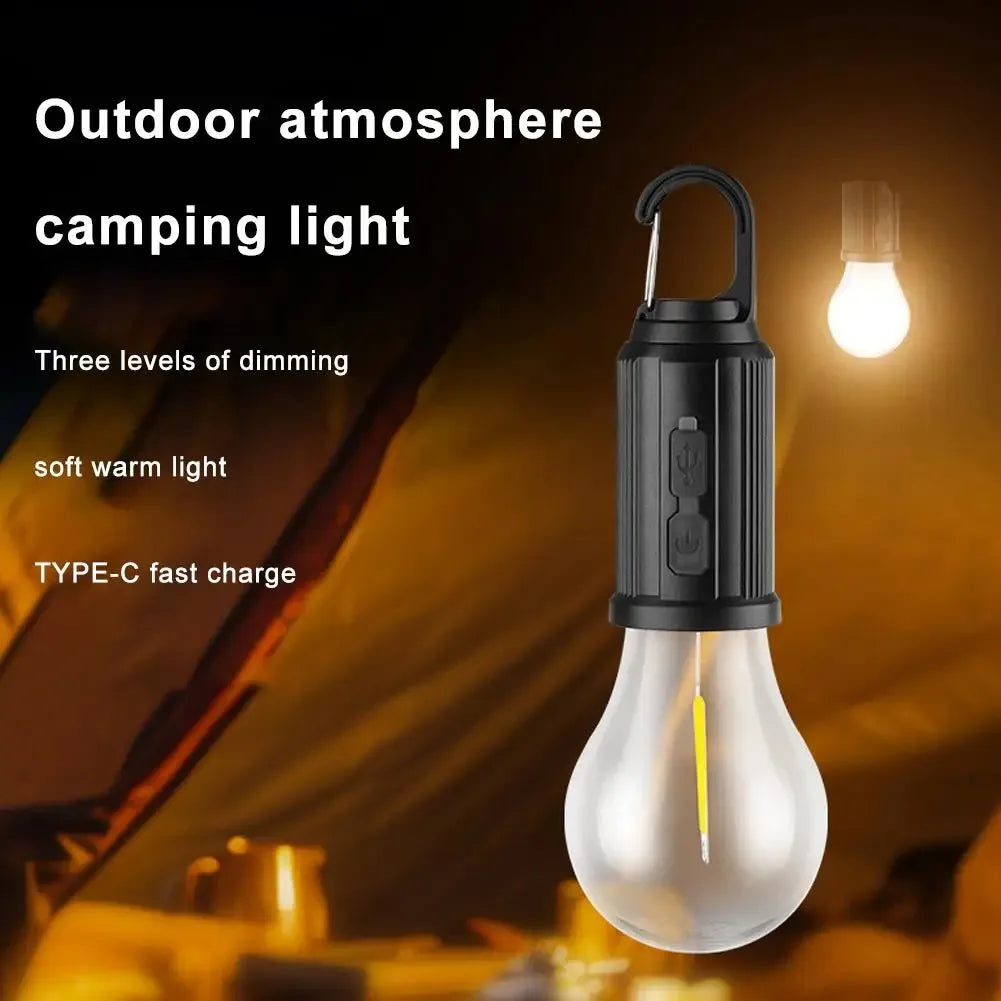 GGbingo Solar Powered LED Camping Lamp with Hook LED Lantern USB Charging Outdoor Tent Light Waterproof for Outdoor BBQ Camping Peaceful Pleasures Health and Wellness