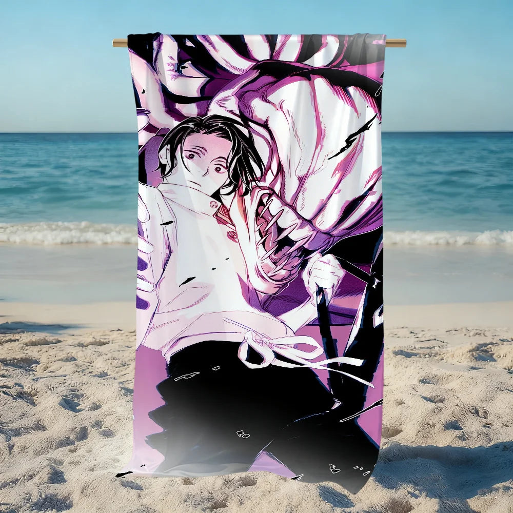 Yuta Okkotsu Anime Quick-Dry Beach Towel | Pool Travel Gym