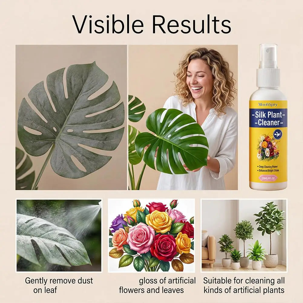 Artificial Plant Cleaner Spray 120ml | Silk & Faux Leaf Cleaner