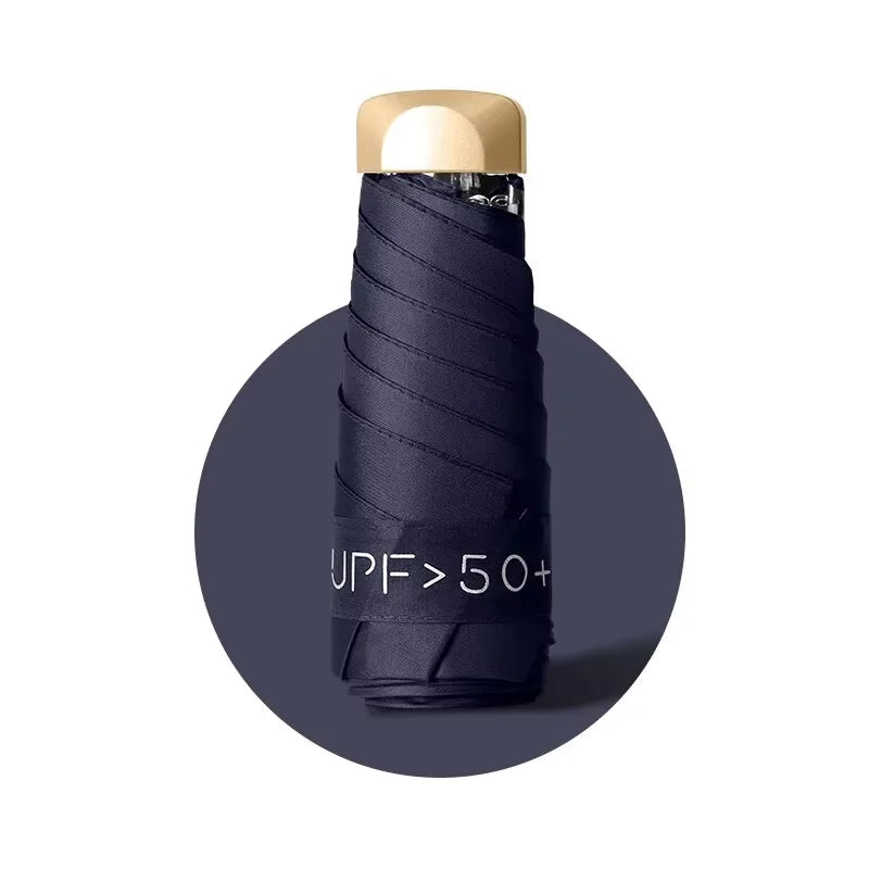 Mini Pocket Parasol – UV Protection Folding Sun & Rain Umbrella
