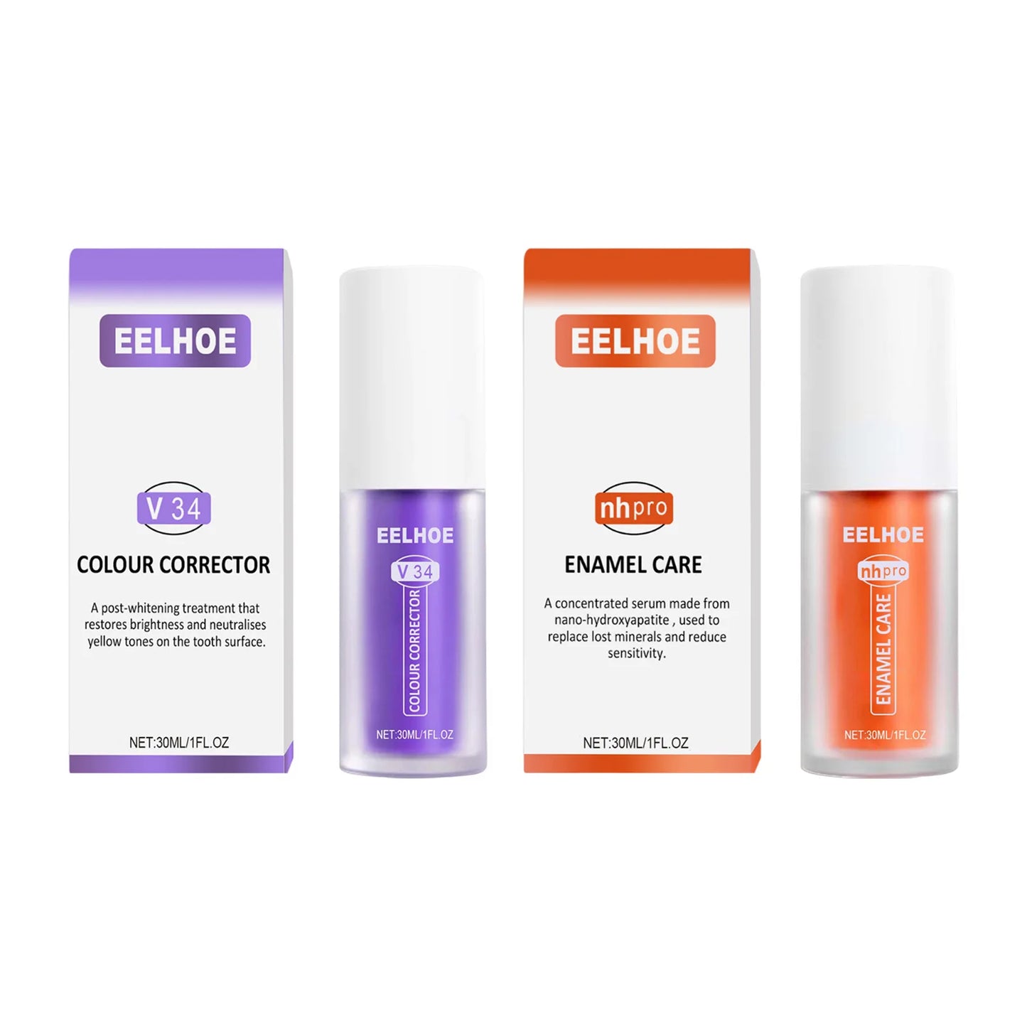 EELHOE Teeth Whitening Serum – Enamel Care & Colour Corrector