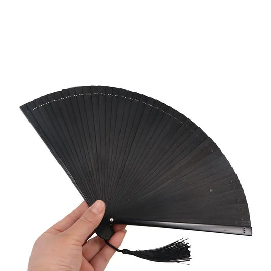 Antique Bamboo Folding Fan – Dance, Kimono & Décor Decorative Folding Fan Oasis Select