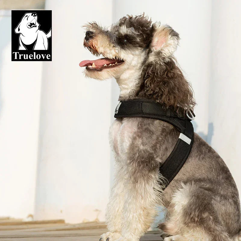 Truelove Easy to Take-on Dog Harness Soft Material Fashion Design Adjustable Reflective Pet Har TLH3013 TLH30131 Peaceful Pleasures Health and Wellness