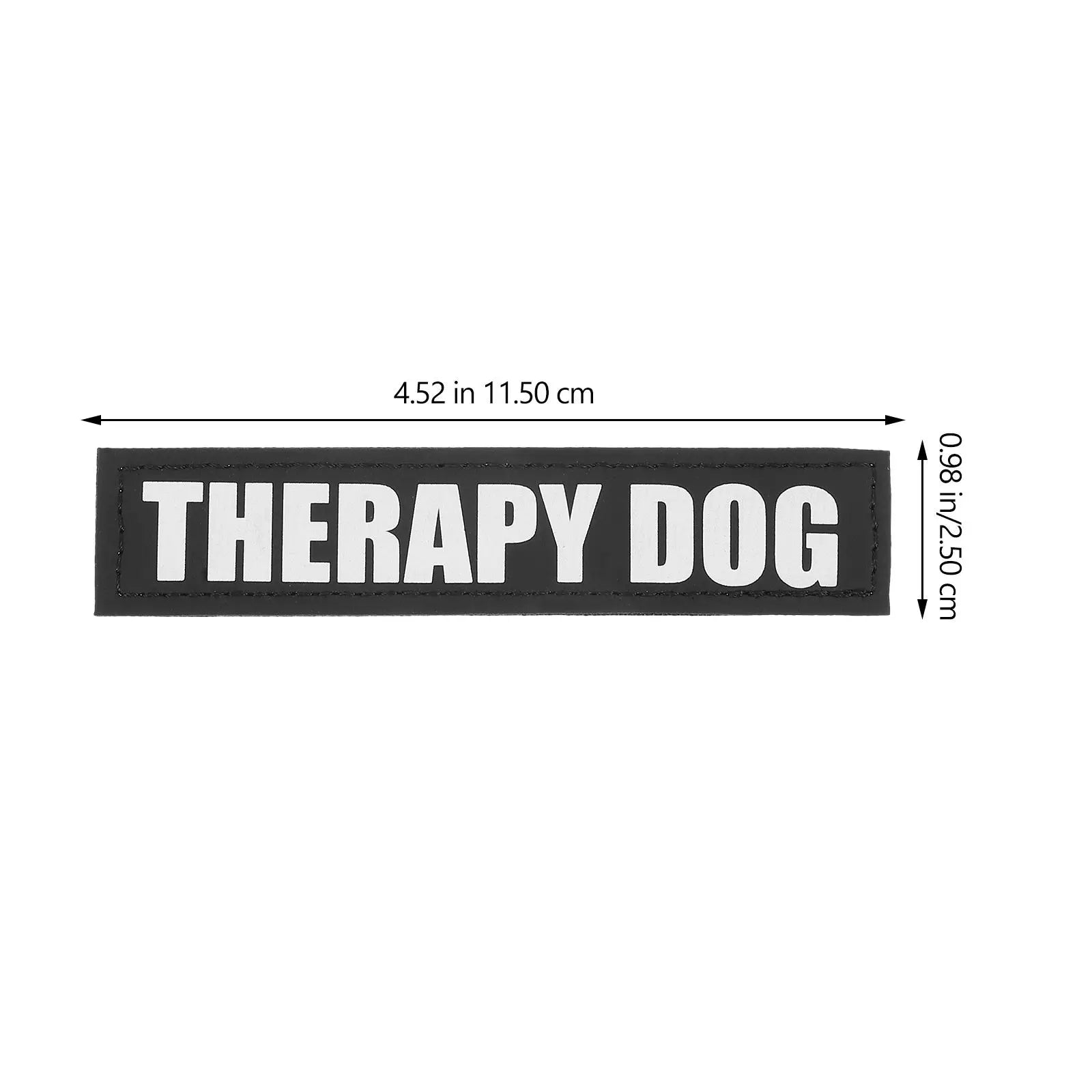 2Pairs Reflective Dog Vest Patches High-Visibility PU Material for Dog Harness Vest Outdoor Safety Pet Supplies Peaceful Pleasures Health and Wellness