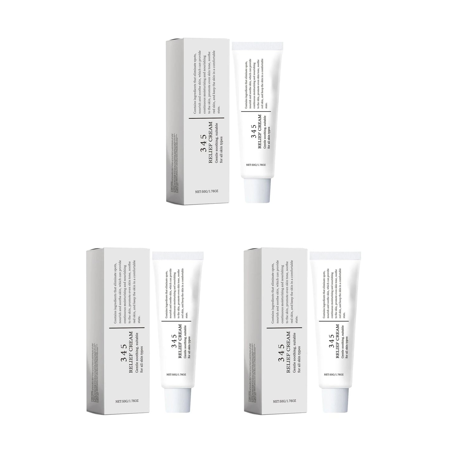 345 Relief Cream – Antioxidant Brightening Blemish Moisturizer 50g