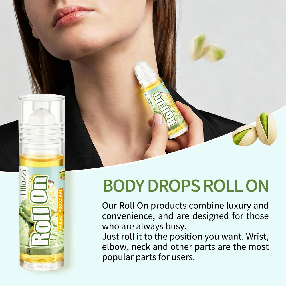 Pistachio Body Oil & Glaze Set – Moisturizing Roller Oil