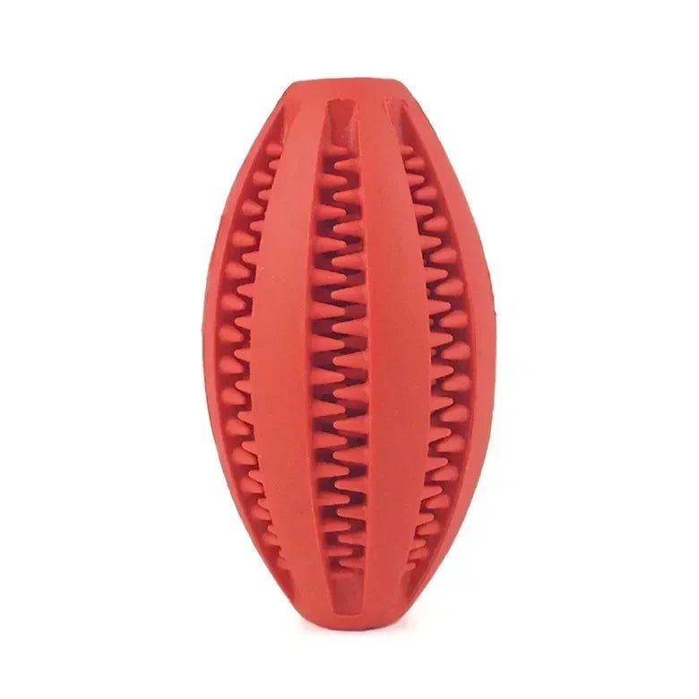 Dog Accessories Pets Products. Pet Dog Chew Toy Natural Rubber Teeth Cleaning Snack Ball Super Hard Toys for Dogs Supplies Home Peaceful Pleasures Health and Wellness Red medium-to-large dog