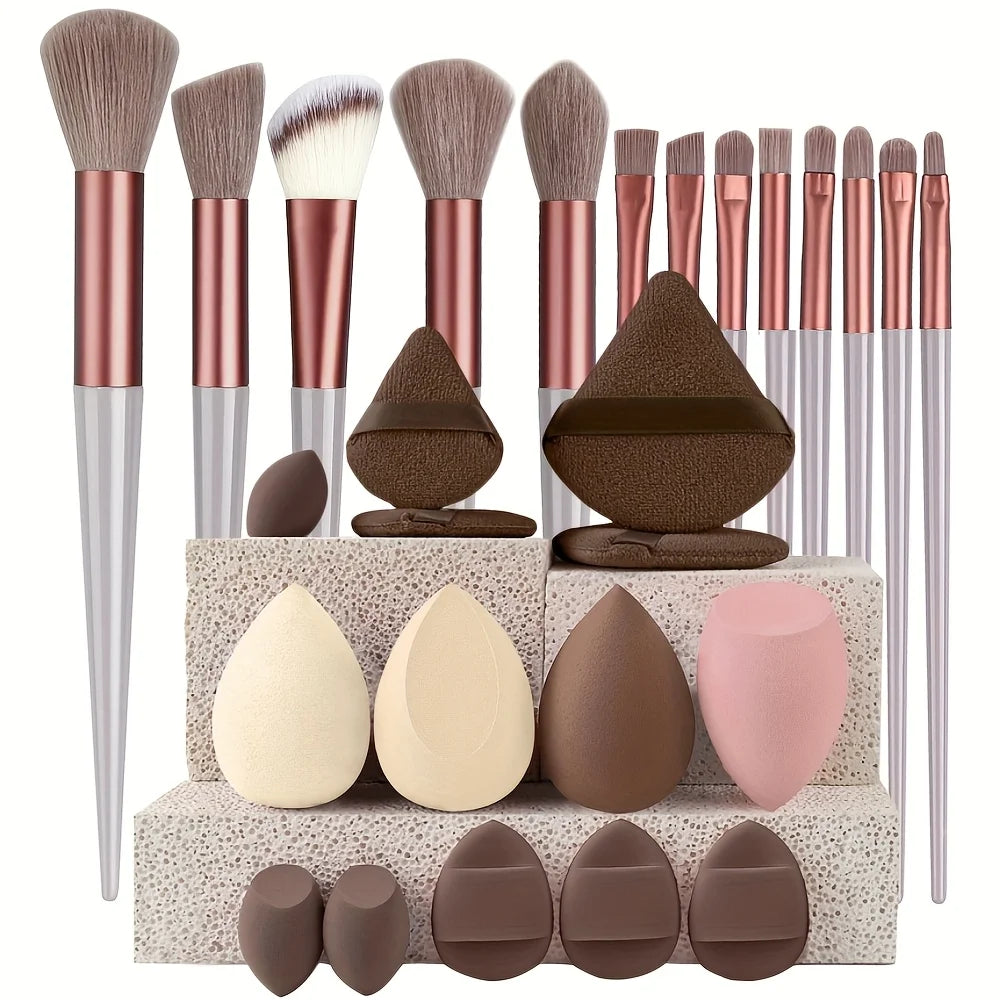 VANDER LIFE 8–29Pcs Professional Makeup Brush Set | Travel Kit