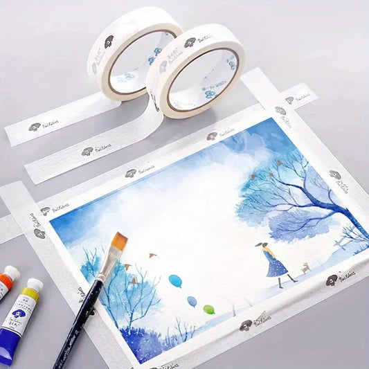 Artist's Canvas Masking Tape – Traceless, Water Soluble, 787in Artist Masking Tape Peaceful Pleasures Health and Wellness