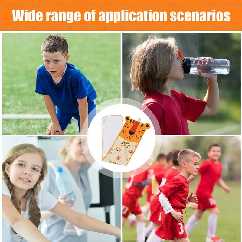 Kids Cartoon Cooling Towel | Boys & Girls Sports Towel