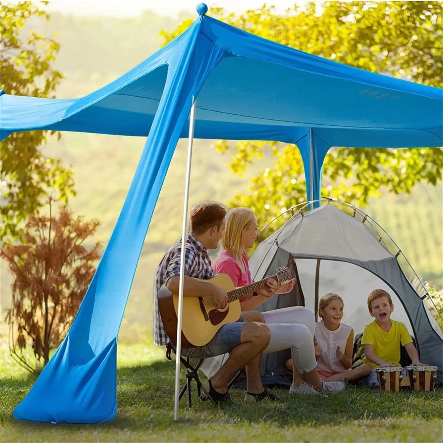 Portable Beach Canopy UV Sun Shade with Storage Bag | 1–3 People
