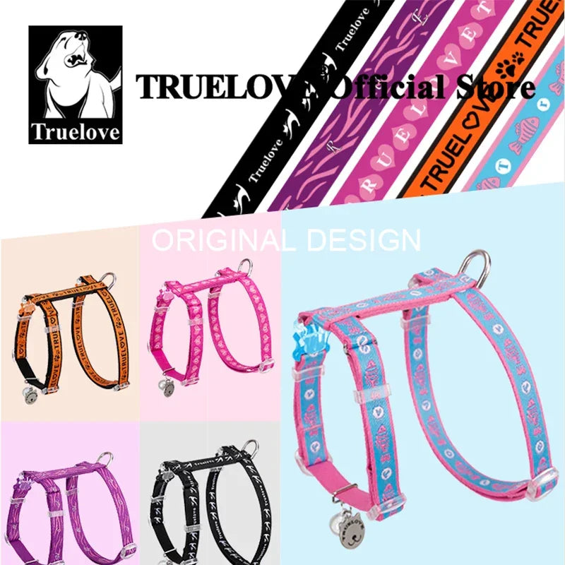 Truelove Cat H-Shape Harness & Leash Set – TLH3912 Peaceful Pleasures Health and Wellness