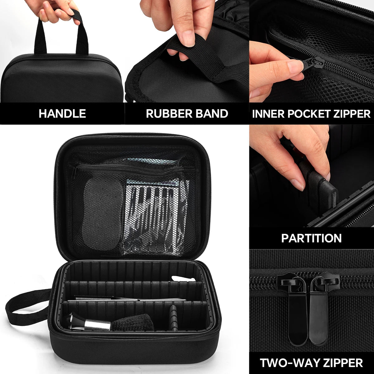 Large Capacity Portable Salon Makeup Handbag Cosmetic Organizer with Premium Quality Hairdressing Supplies SML Sizes Available Peaceful Pleasures Health and Wellness