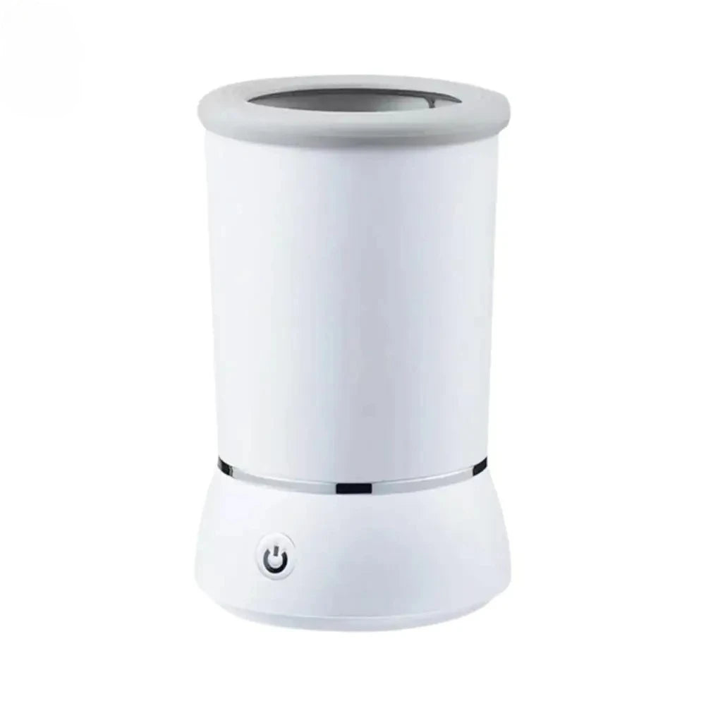 Electric Dog Paw Cleaner Fully Automatic Smart Low Noise Quick Clean USB Pet Foot Washing Cup Peaceful Pleasures Health and Wellness White