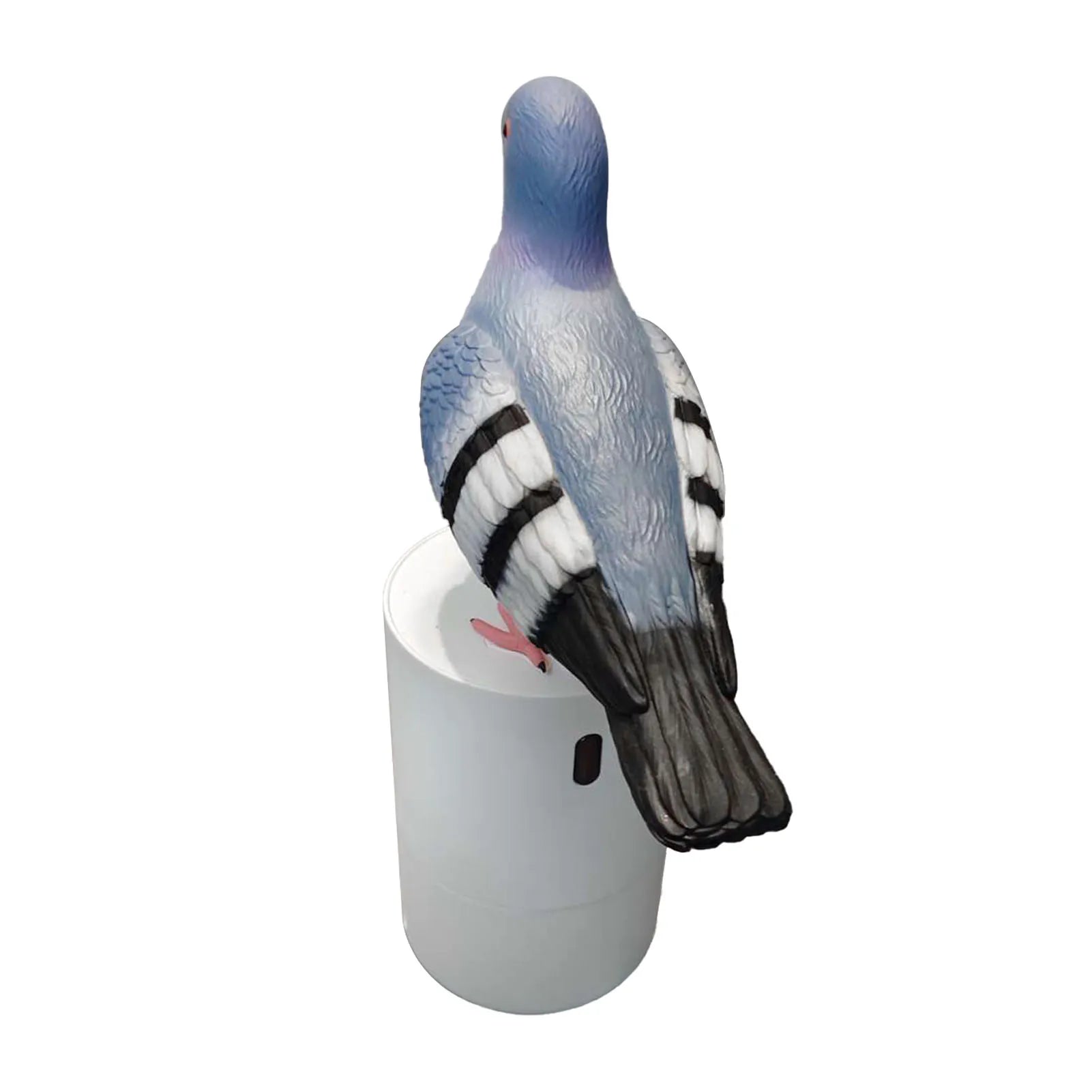 Foaming Soap Container Blue Bird Shape Automatic Induction Soap Dispenser Refillable Touchless Battery Powered for Countertop Peaceful Pleasures Health and Wellness