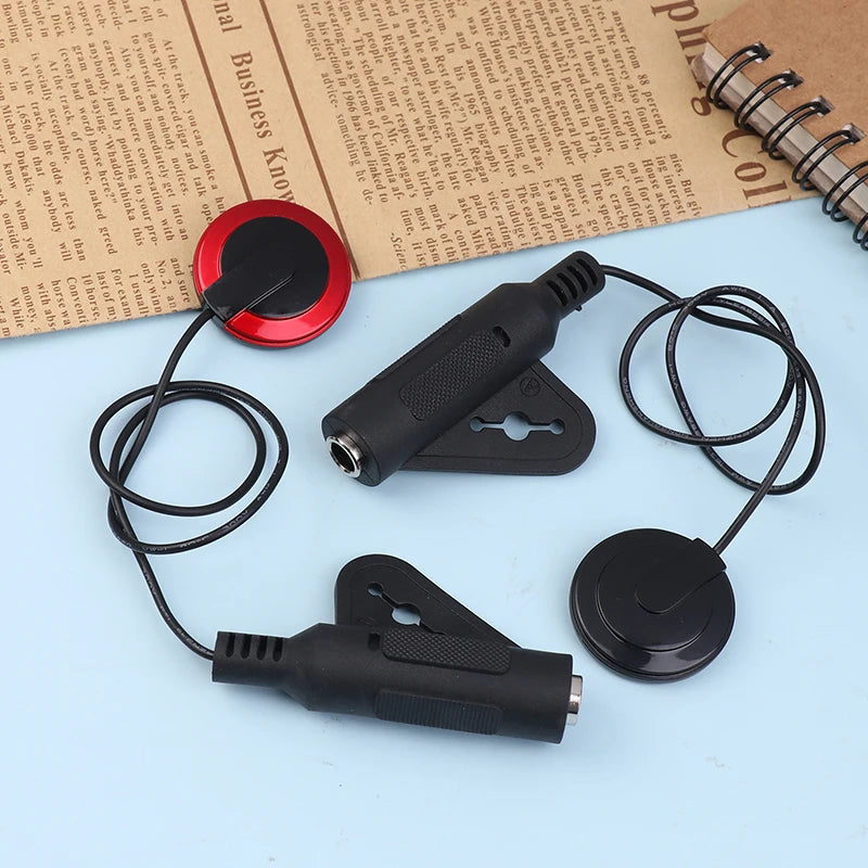 Acoustic Instrument Pickup – Piezo Mic 6.35mm Jack, Stick-On
