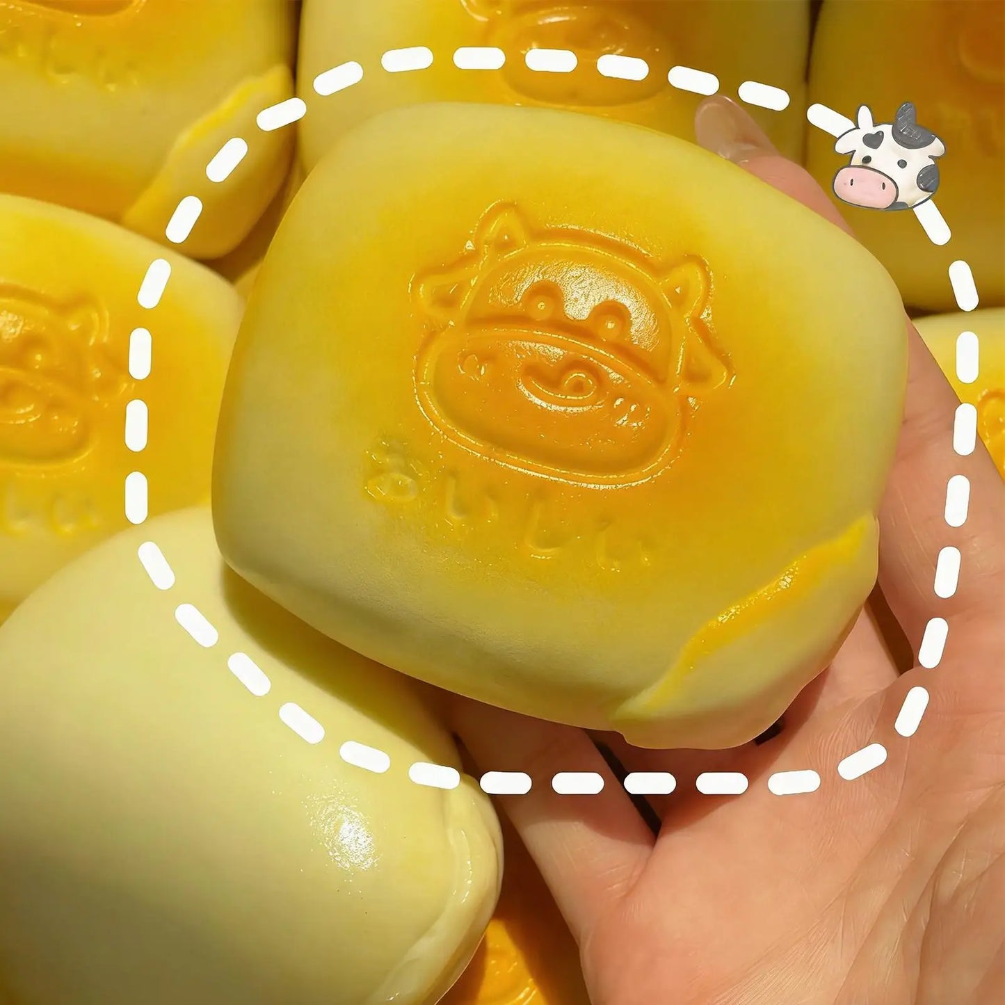Slow Rising Bread Squeeze Fidget Toy – Soft Silicone Squishy