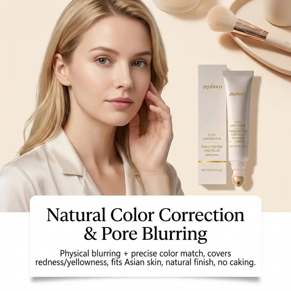 Instant Fine Line Filler Wrinkle Smoothing Liquid Pore Blur Primer Eye & Face Lifting Cream for Under Eye Bags Anti-Aging Care Peaceful Pleasures Health and Wellness