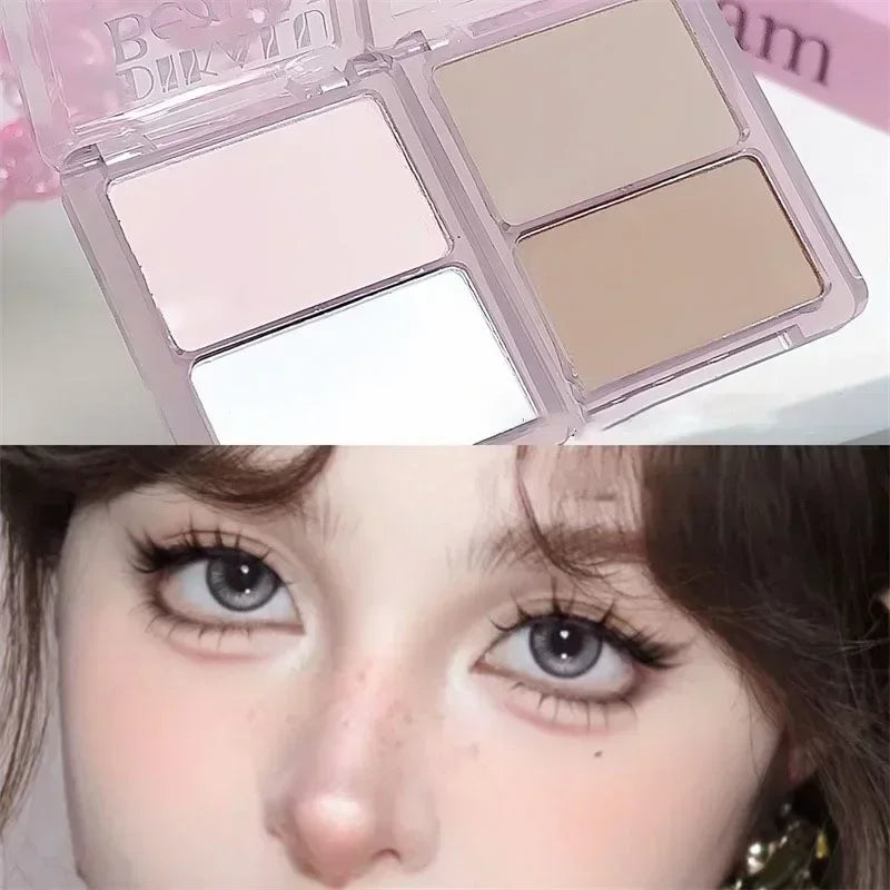 Two-Tone Contour & Highlight Powder Palette | Bronzer Makeup