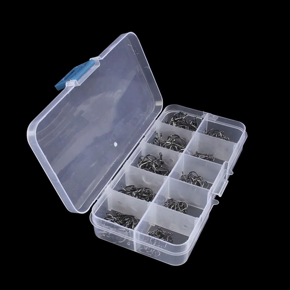 Tackle Set For Bait With Plastic Box Quality Kit For Bait Fishing And Catch And Release For Saltwater Freshwater Peaceful Pleasures Health and Wellness