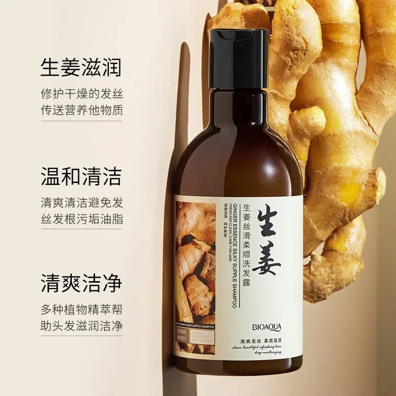 MOONBIFFY Ginger Polygonum Shampoo – Scalp & Hair Care 250ml