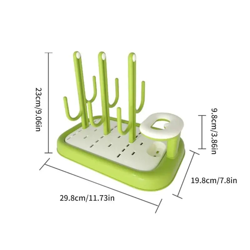 Baby Bottle Drying Rack | Nursery Organizer for Cups & Supplies