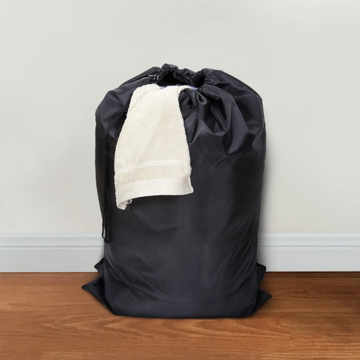 Foldable Laundry Backpack - Large Capacity Dirty Clothes Organizer for Travel, Dorm & Gym -Resistant Polyester, Drawstring Peaceful Pleasures Health and Wellness