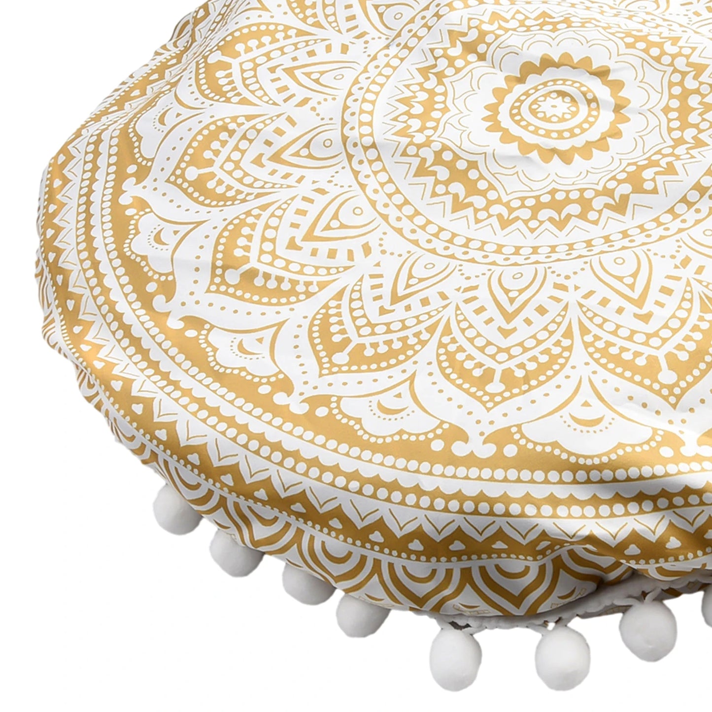Round Mandala Pattern Pillowcase Bohemian Cushion Cover Boho Floor