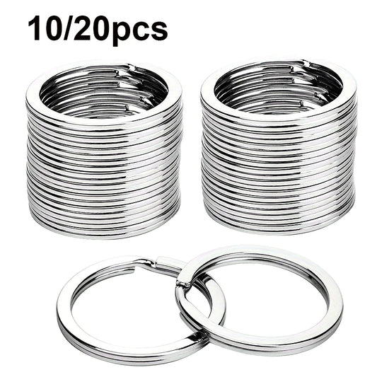 10 Split Key Rings Keyrings Bulk Flat Keychain Ring Home Car Keys Bag Peaceful Pleasures Health and Wellness
