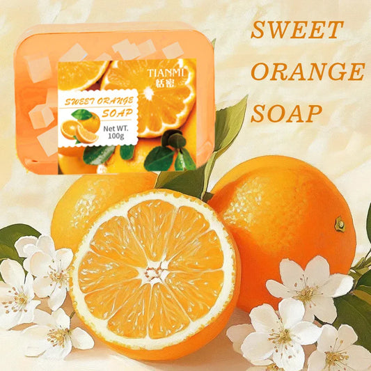 Sweet Orange & Glycerin Jelly Soap – Face & Body Cleanser Jelly Cleansing Soap Oasis Select orange 100G