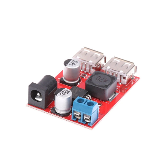 DC-DC Step-Down Converter 9V–36V to 5V 3A Dual USB Power Module DC Buck Converter Peaceful Pleasures Health and Wellness