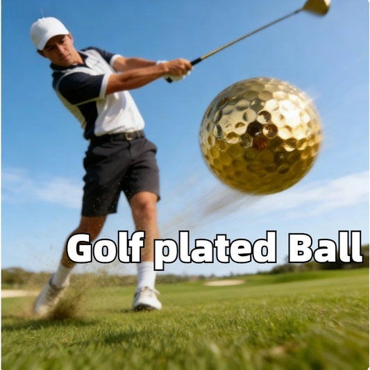 Luxury Gold Plated Golf Balls – Novelty Gift for Golfers Novelty Golf Balls Peaceful Pleasures Health and Wellness