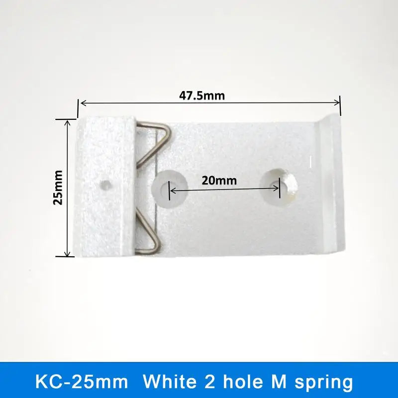 25/35/45MM Metal DIN Rail Fixed Clamp Clip Relay Mounting Buckle Simple Fixing Rack With Mounting Holes Peaceful Pleasures Health and Wellness 02