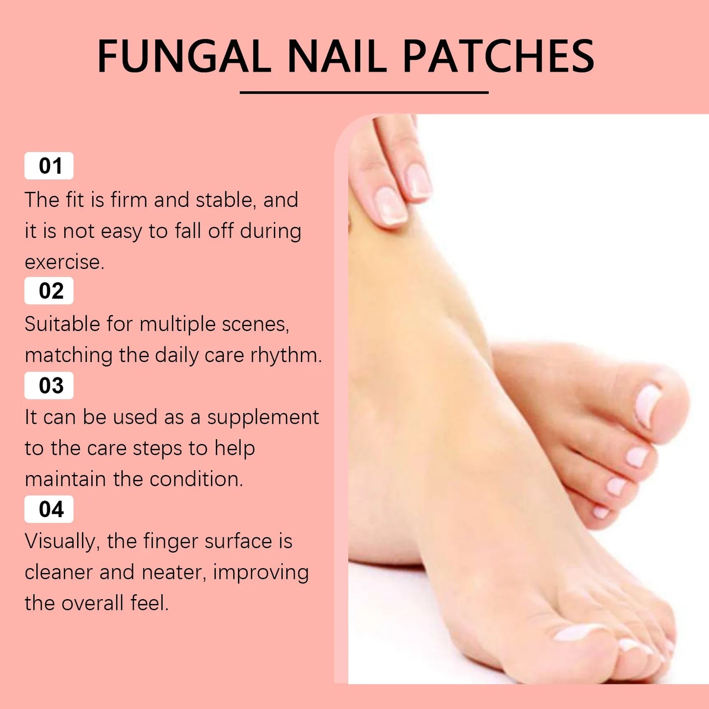 21pc Fungal Nail Repair Patches – Ingrown & Damaged Nail Care