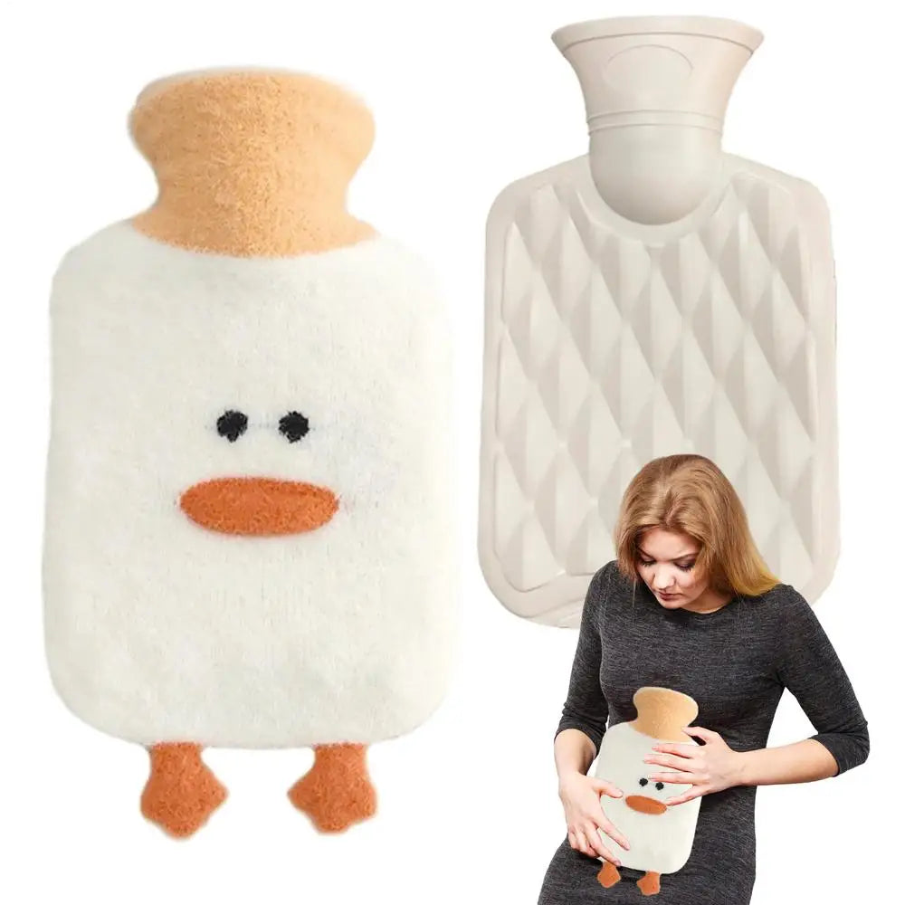Cute Hot Water Bottle 1000ml with Cover | Body Warmer Bag