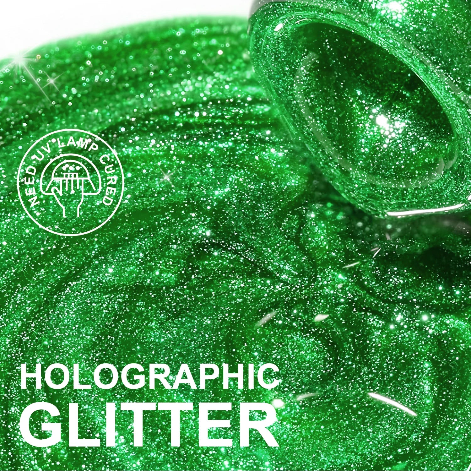 Green Cat Eye Gel Polish – Glossy Magnetic Gel Nail Polish with Holographic 9D Cat Eye Effect, Long-Lasting Soak Off UV LED Gel Peaceful Pleasures Health and Wellness
