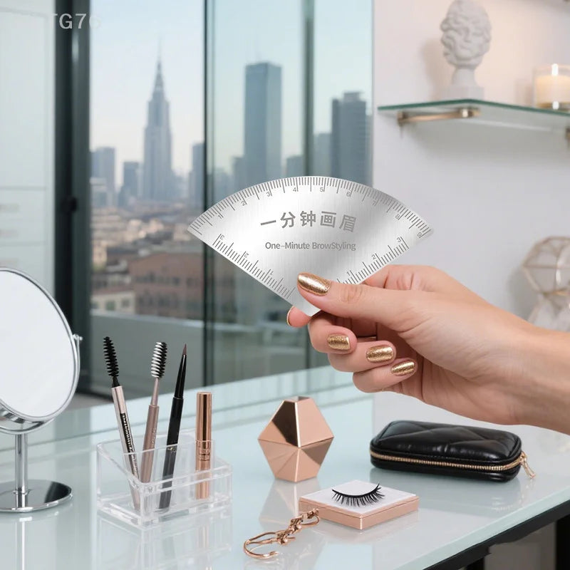 Eyebrow Mapping Ruler – Microblading Brow Shaping Stencil