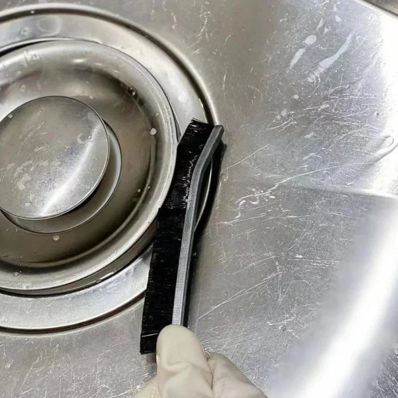 Multifunctional Hard-Bristled Crevice Cleaning Brush Grout Cleaner Scrub Brush Deep Tile Joints Crevice Gap Cleaning Brush Tools Peaceful Pleasures Health and Wellness